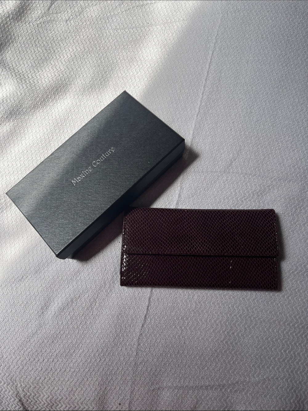 Maxine Couture cinnamon wallet NWT